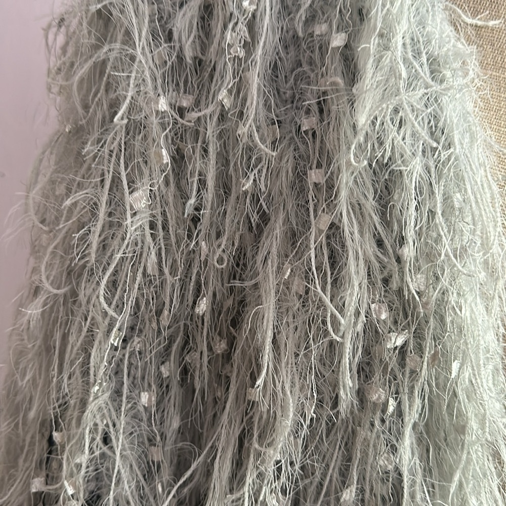 Knit Gray Jacket - image 2